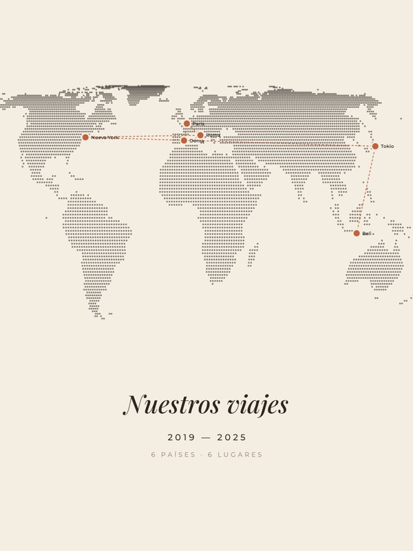 Vuestro mapa de viajes
